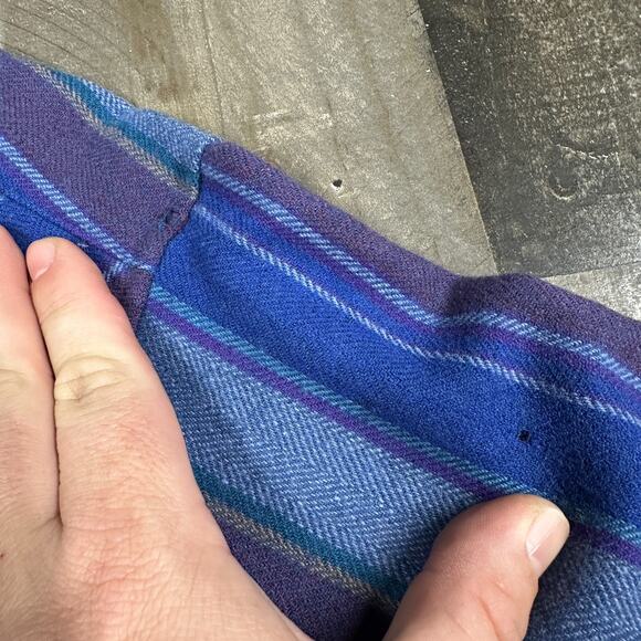 Vintage Pendleton High Grade Western Wear Wool Pearl Snap Shirt Men Large - Picture 7 of 14